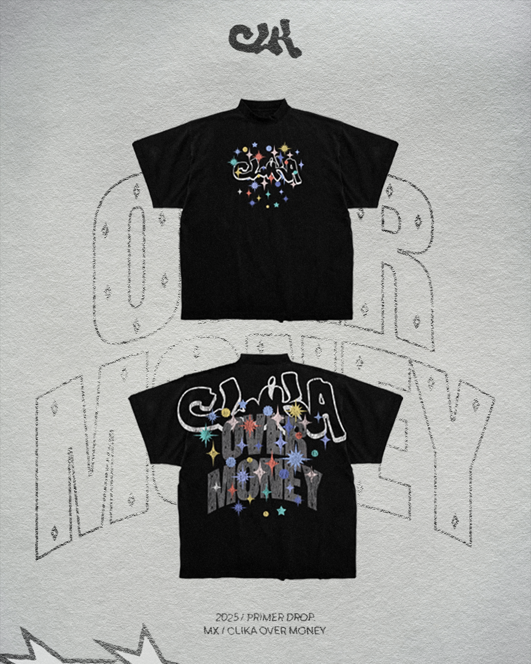 Clika Over Money Oversized T-Shirt